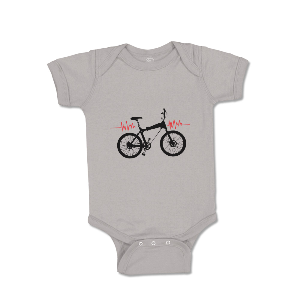 Baby Bodysuit Baby Bodysuit My Heart Beats for Bmx Sport Boy & Girl Baby Clothes - Picture 30 of 37