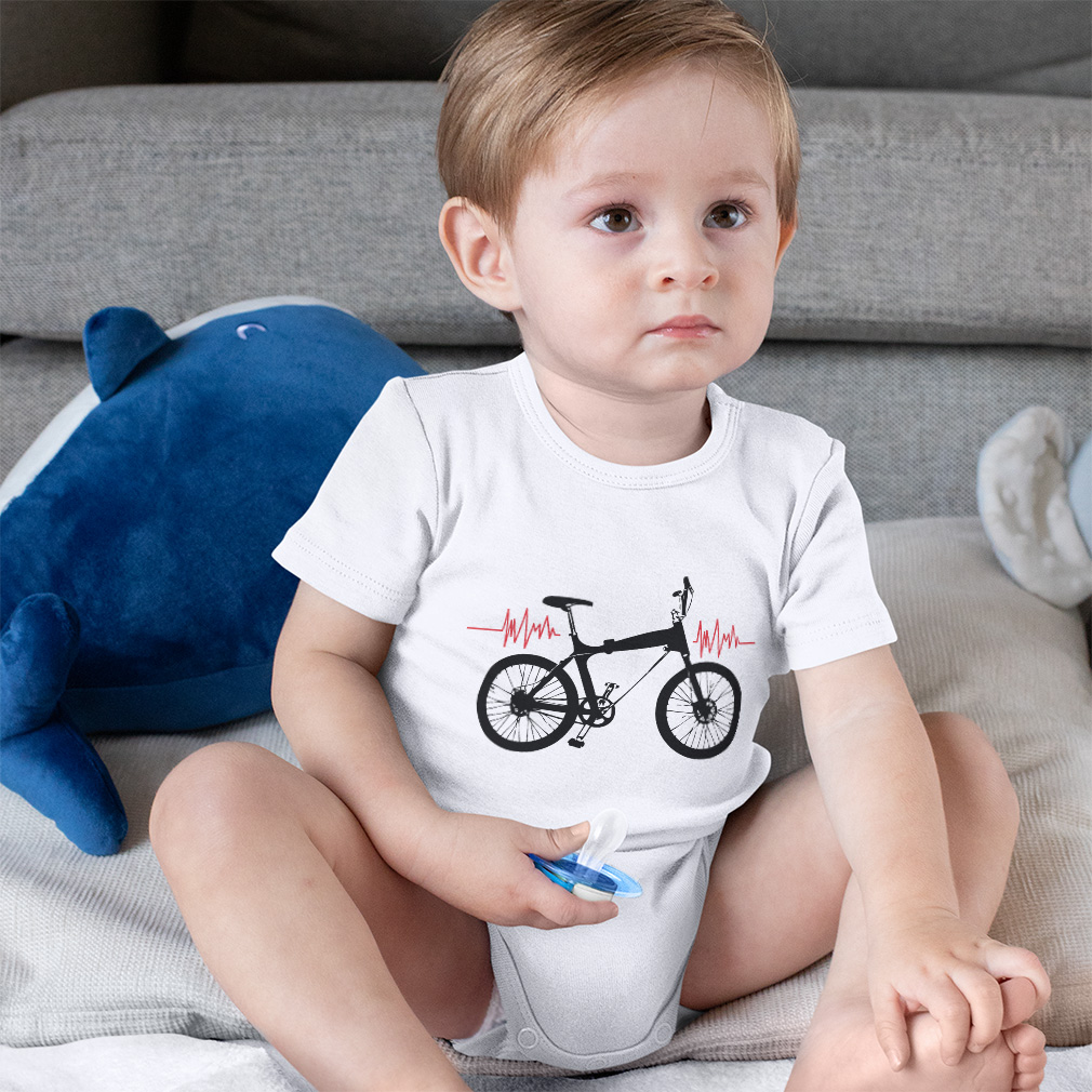Baby Bodysuit Baby Bodysuit My Heart Beats for Bmx Sport Boy & Girl Baby Clothes - Picture 3 of 37