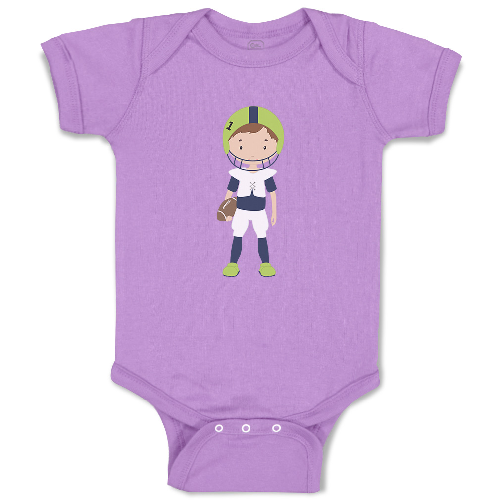 Baby Bodysuit Baby Bodysuit Football Boy Cotton Boy & Girl Striped Baby Clothes - Picture 10 of 37