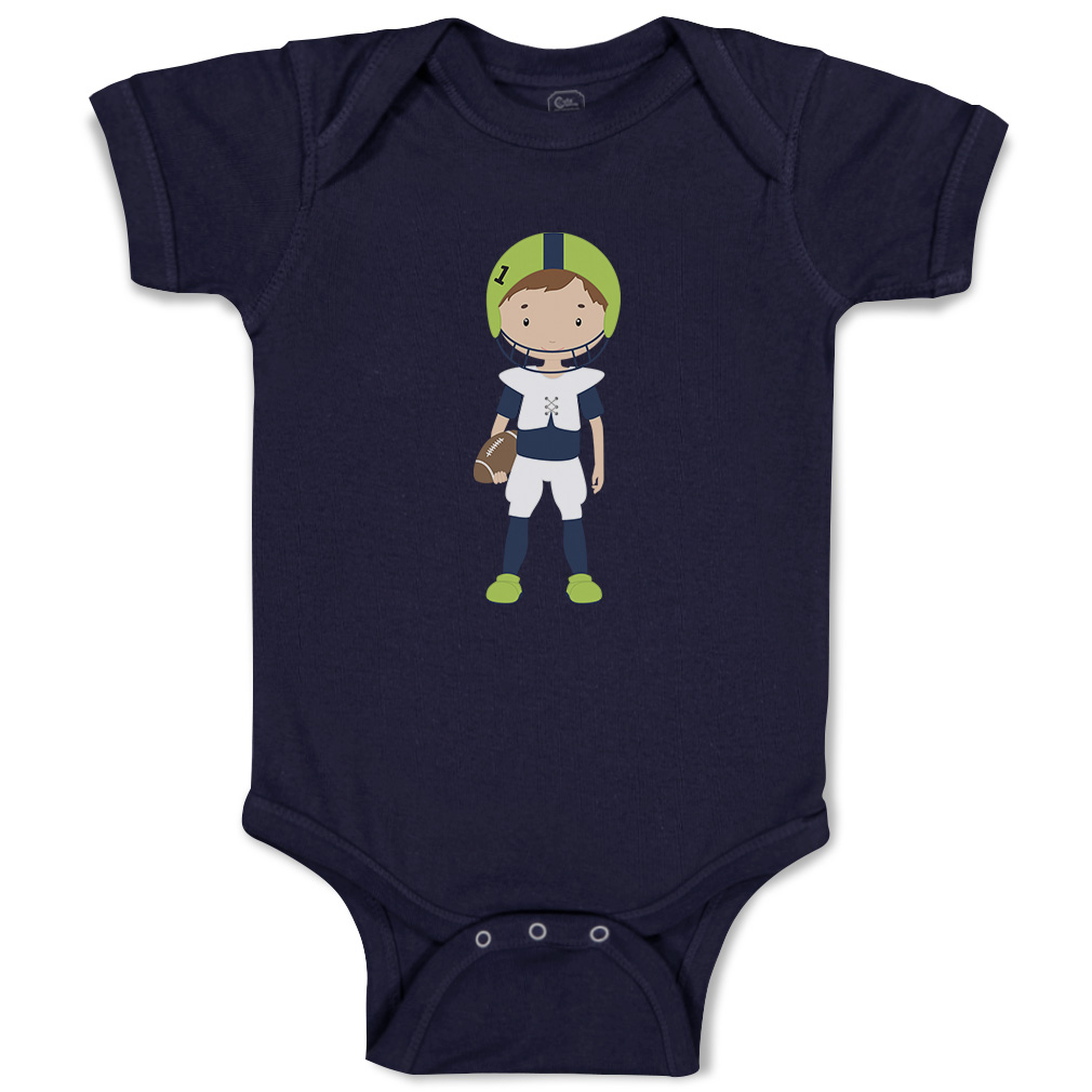 Baby Bodysuit Baby Bodysuit Football Boy Cotton Boy & Girl Striped Baby Clothes - Picture 12 of 37