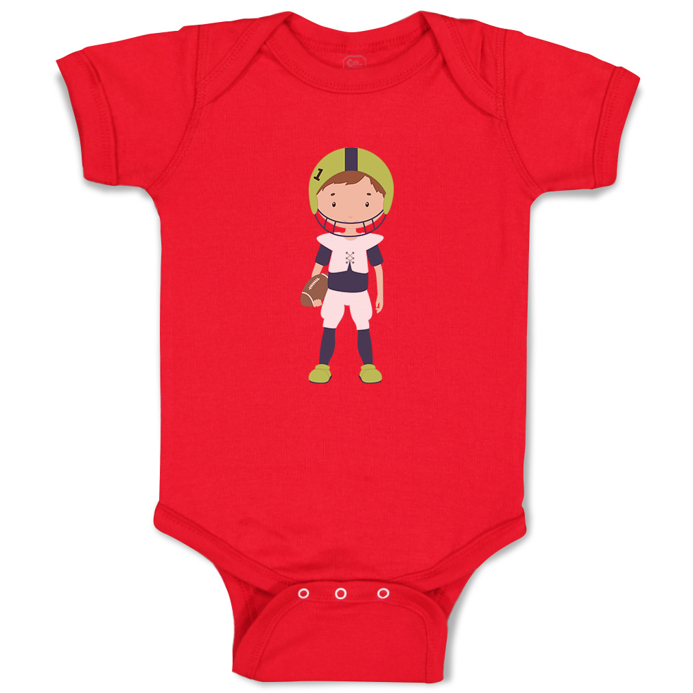 Baby Bodysuit Baby Bodysuit Football Boy Cotton Boy & Girl Striped Baby Clothes - Picture 16 of 37