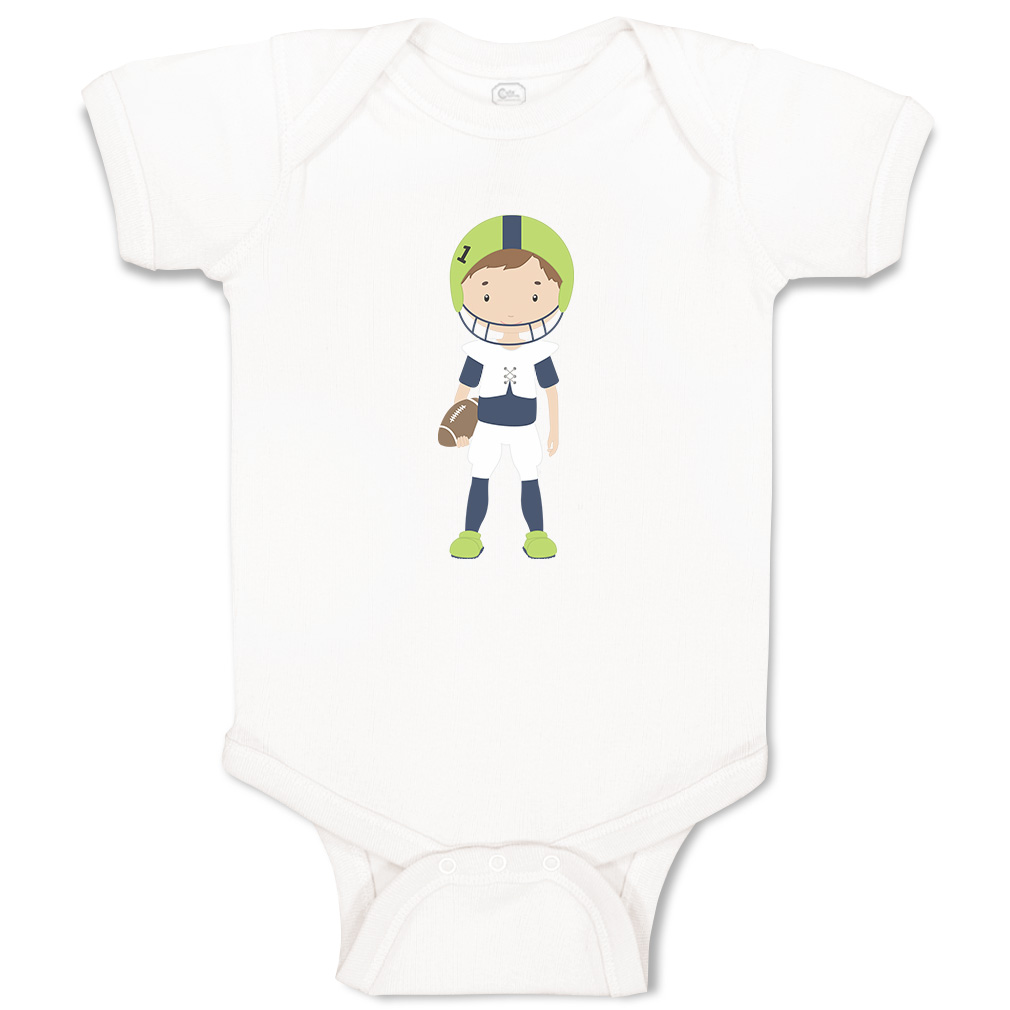 Baby Bodysuit Baby Bodysuit Football Boy Cotton Boy & Girl Striped Baby Clothes - Picture 20 of 37
