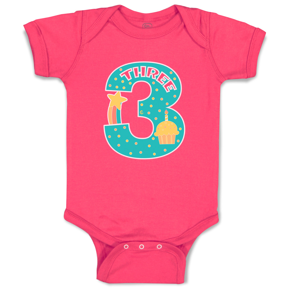 Baby Bodysuit 3 Funny Cotton Boy & Girl Baby Clothes - Picture 7 of 21