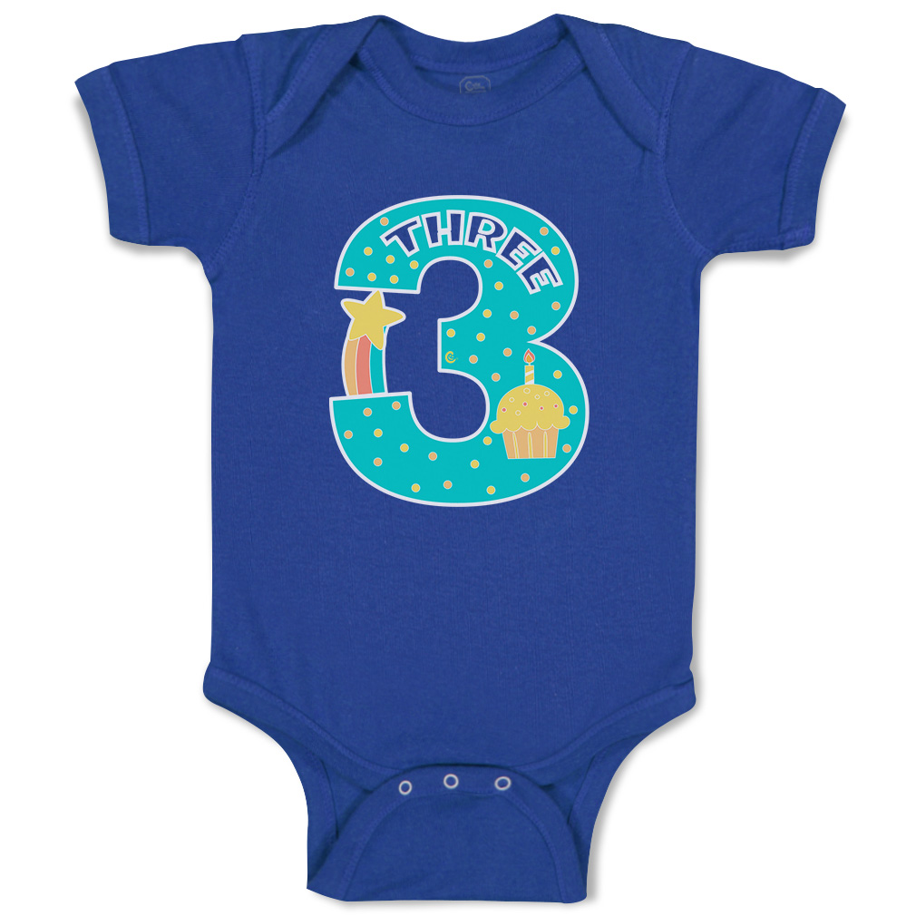 Baby Bodysuit 3 Funny Cotton Boy & Girl Baby Clothes - Picture 15 of 21