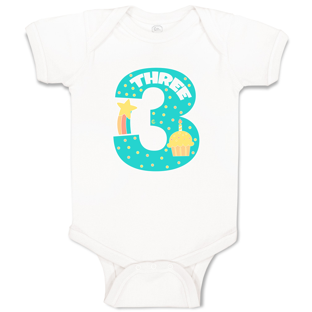 Baby Bodysuit 3 Funny Cotton Boy & Girl Baby Clothes - Picture 17 of 21
