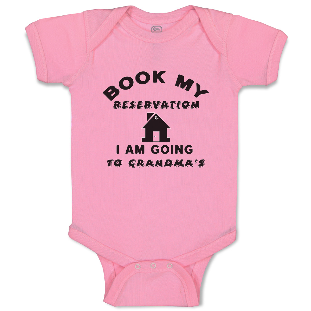 Baby Bodysuit Book My Reservation Grandma House Style A Boy & Girl Baby Clothes - Picture 16 of 21