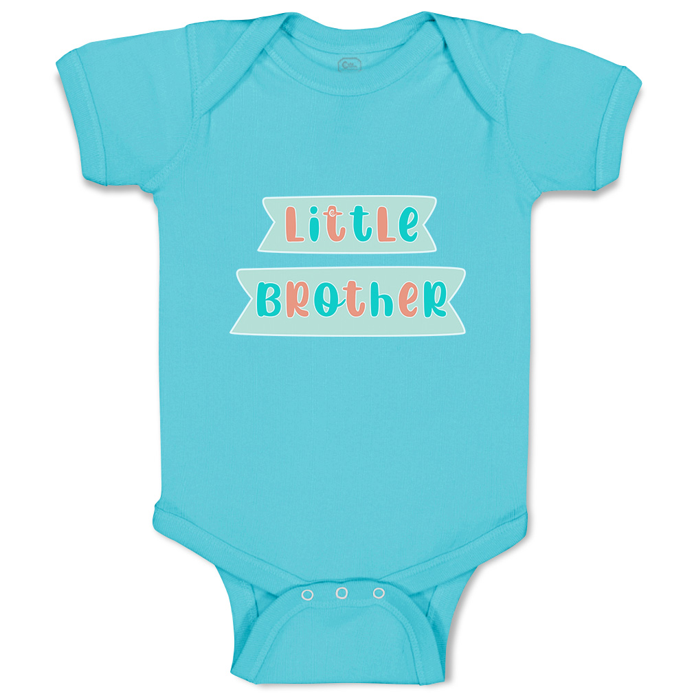 Baby Bodysuit Little Brother Funny Cotton Boy & Girl Baby Clothes - Picture 21 of 21