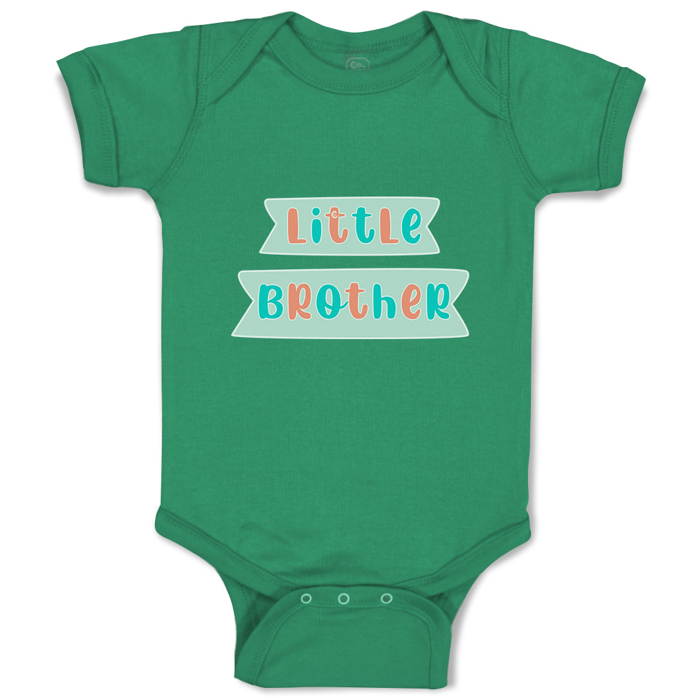 Baby Bodysuit Little Brother Funny Cotton Boy & Girl Baby Clothes - Picture 8 of 21