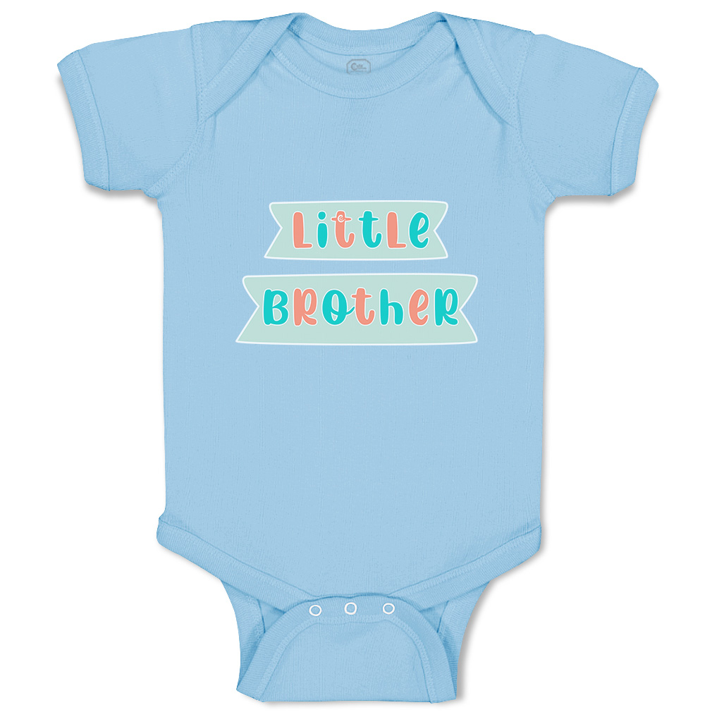 Baby Bodysuit Little Brother Funny Cotton Boy & Girl Baby Clothes - Picture 10 of 21