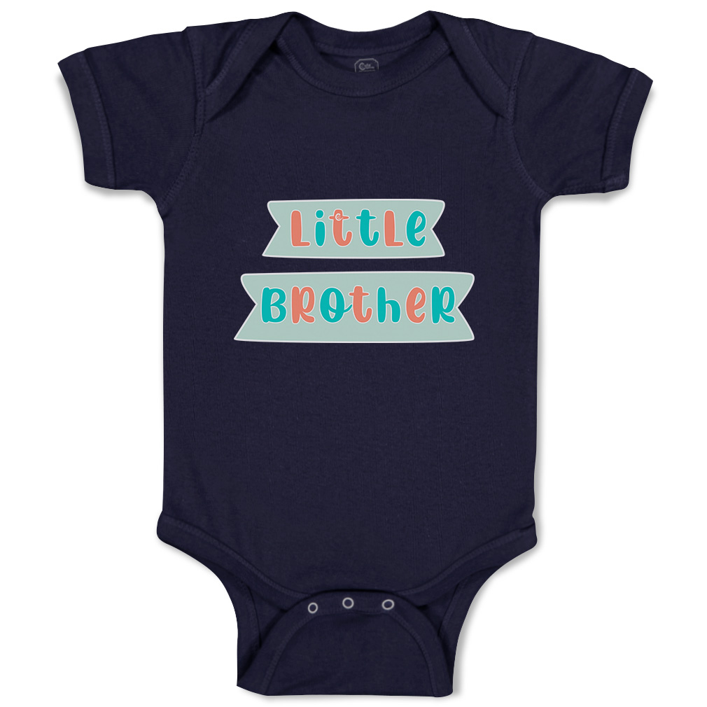 Baby Bodysuit Little Brother Funny Cotton Boy & Girl Baby Clothes - Picture 11 of 21