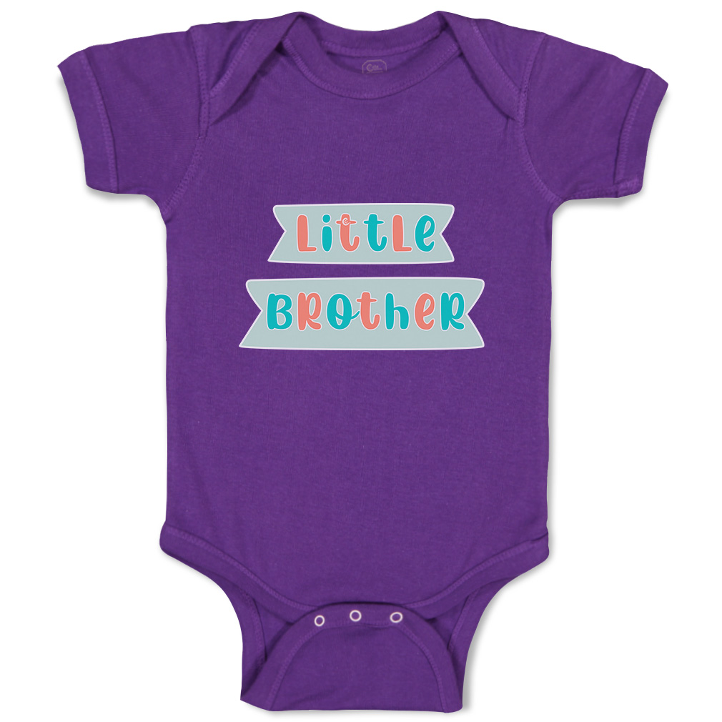 Baby Bodysuit Little Brother Funny Cotton Boy & Girl Baby Clothes - Picture 13 of 21