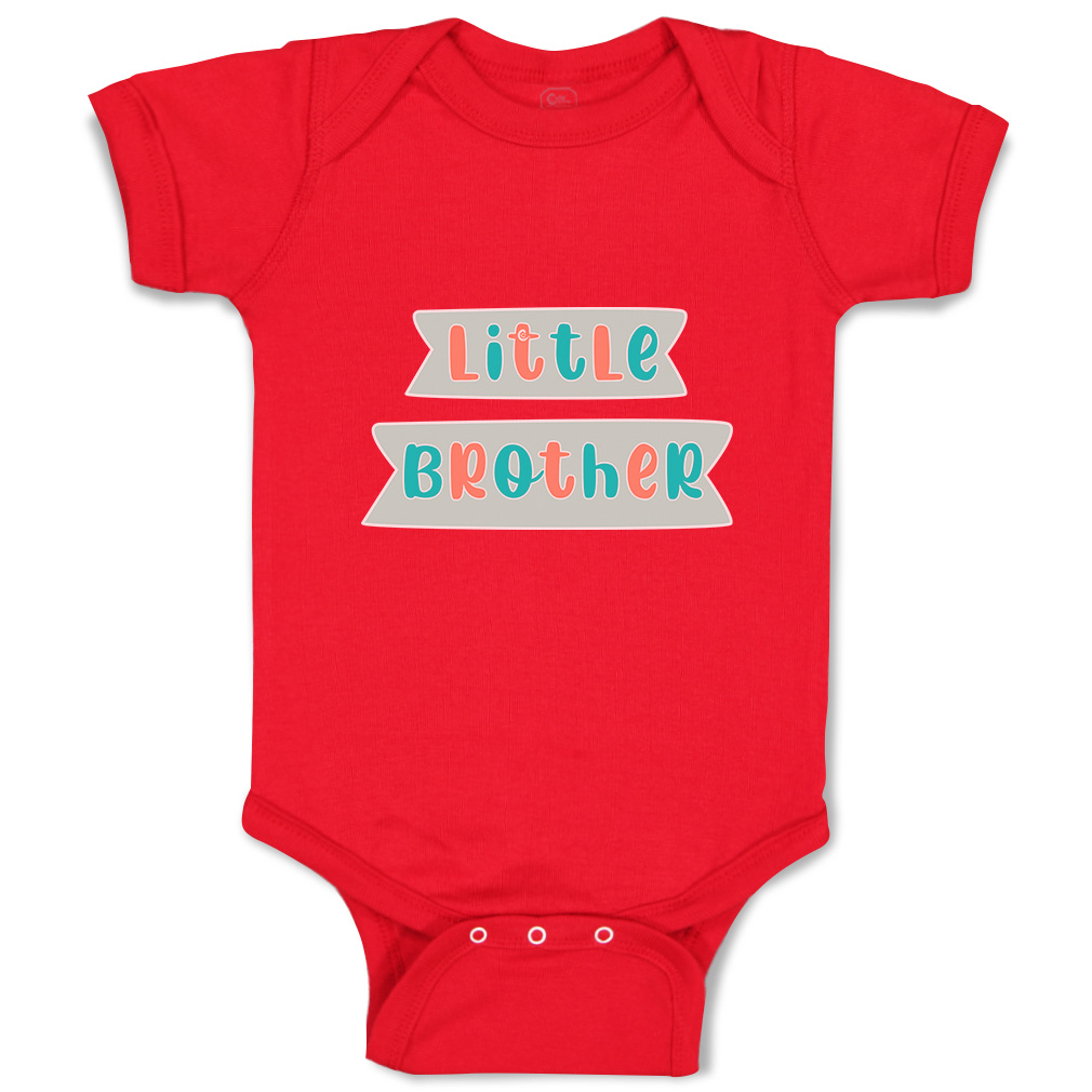 Baby Bodysuit Little Brother Funny Cotton Boy & Girl Baby Clothes - Picture 14 of 21