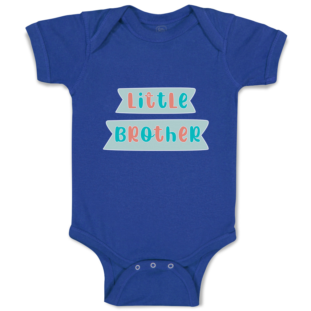 Baby Bodysuit Little Brother Funny Cotton Boy & Girl Baby Clothes - Picture 15 of 21