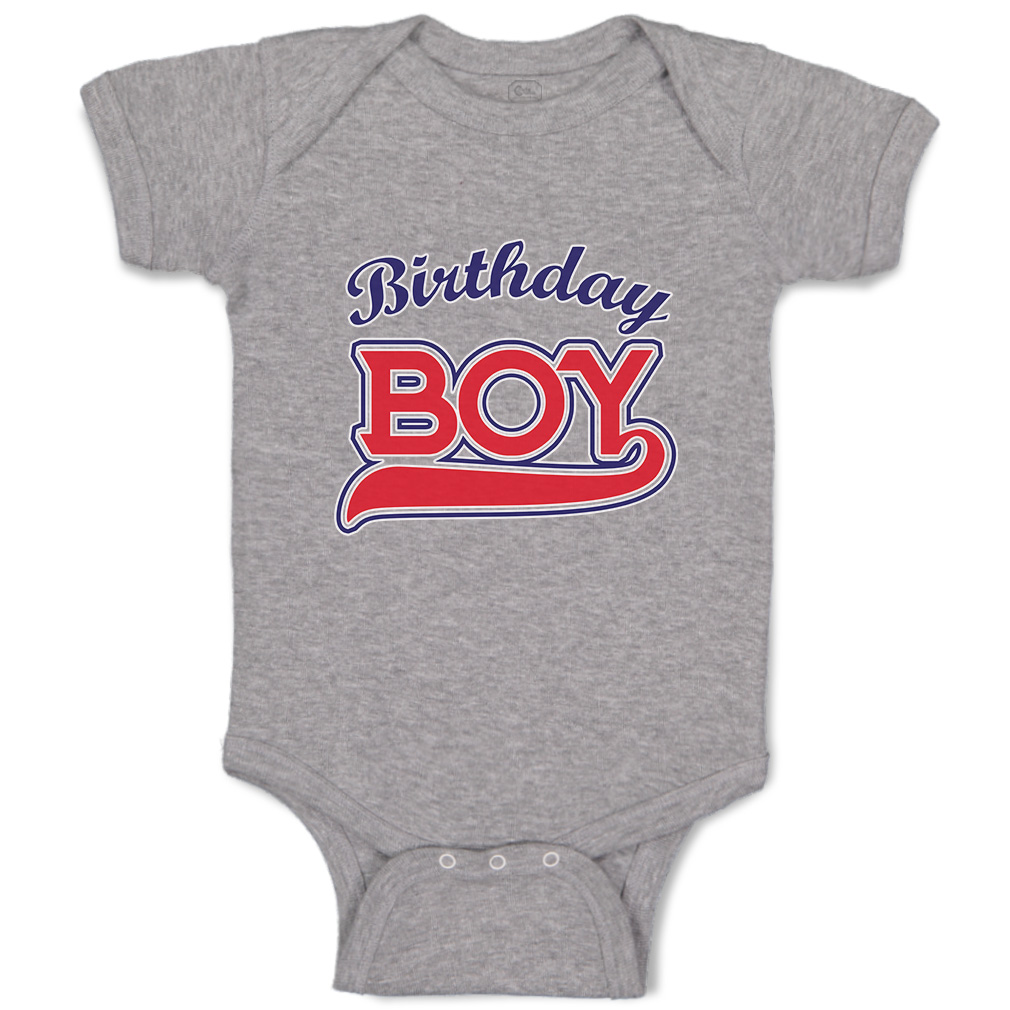 Baby Bodysuit Birthday Boy Happy Birthday Funny Cotton Boy & Girl Baby Clothes - Picture 12 of 21