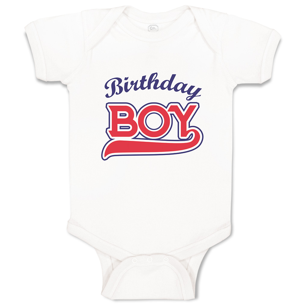 Baby Bodysuit Birthday Boy Happy Birthday Funny Cotton Boy & Girl Baby Clothes - Picture 17 of 21