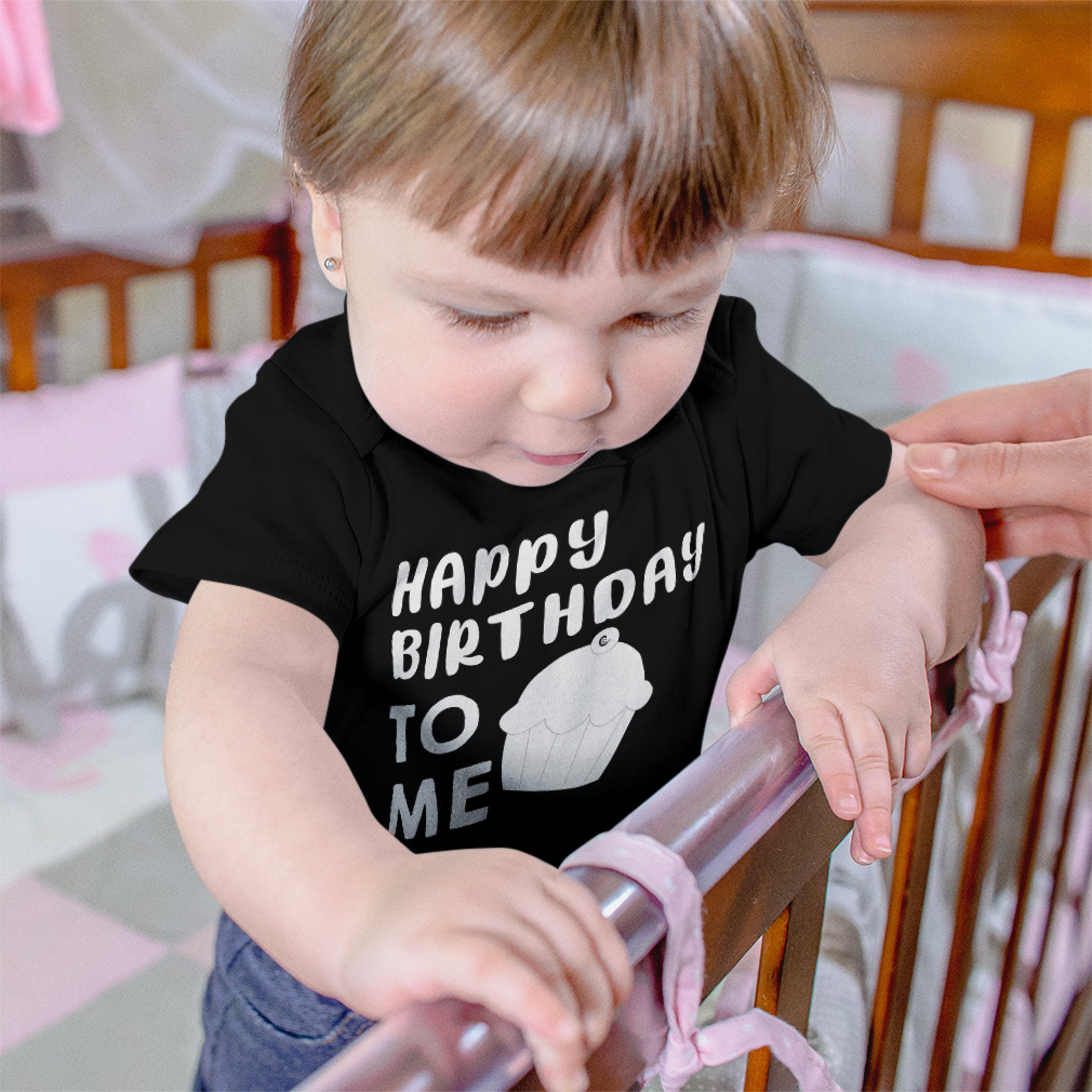 Baby Bodysuit Happy Birthday to Me Cupcake Style A Funny Boy & Girl Baby Clothes - Picture 4 of 21