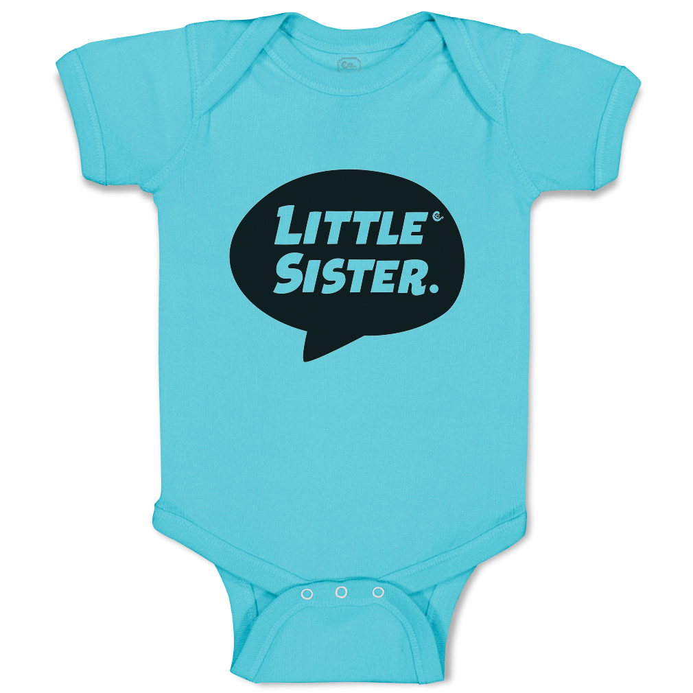Baby Bodysuit Little Sister Funny Cotton Boy & Girl Baby Clothes - Picture 21 of 21
