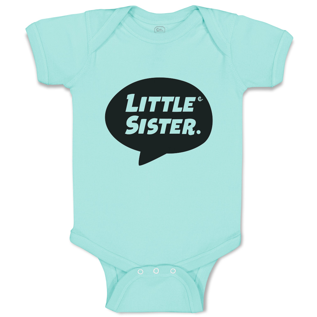 Baby Bodysuit Little Sister Funny Cotton Boy & Girl Baby Clothes - Picture 20 of 21