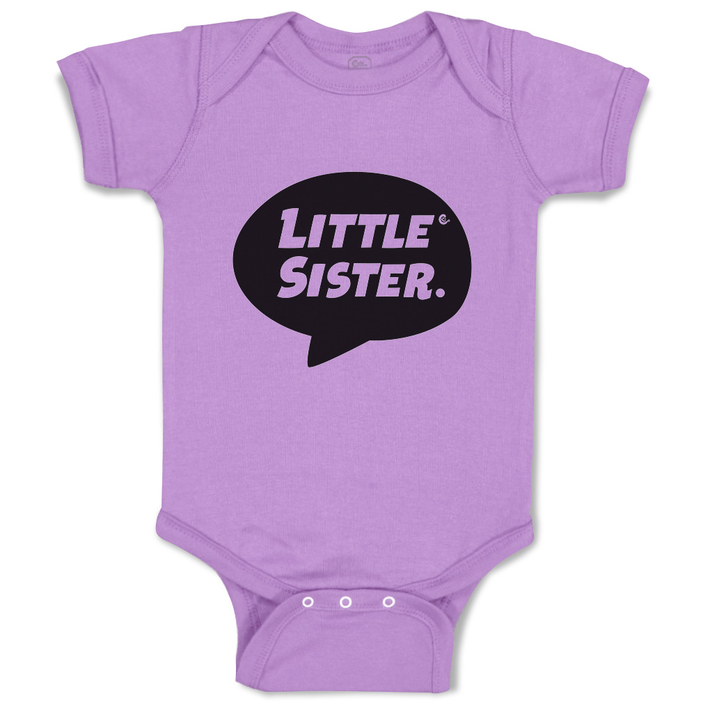 Baby Bodysuit Little Sister Funny Cotton Boy & Girl Baby Clothes - Picture 9 of 21