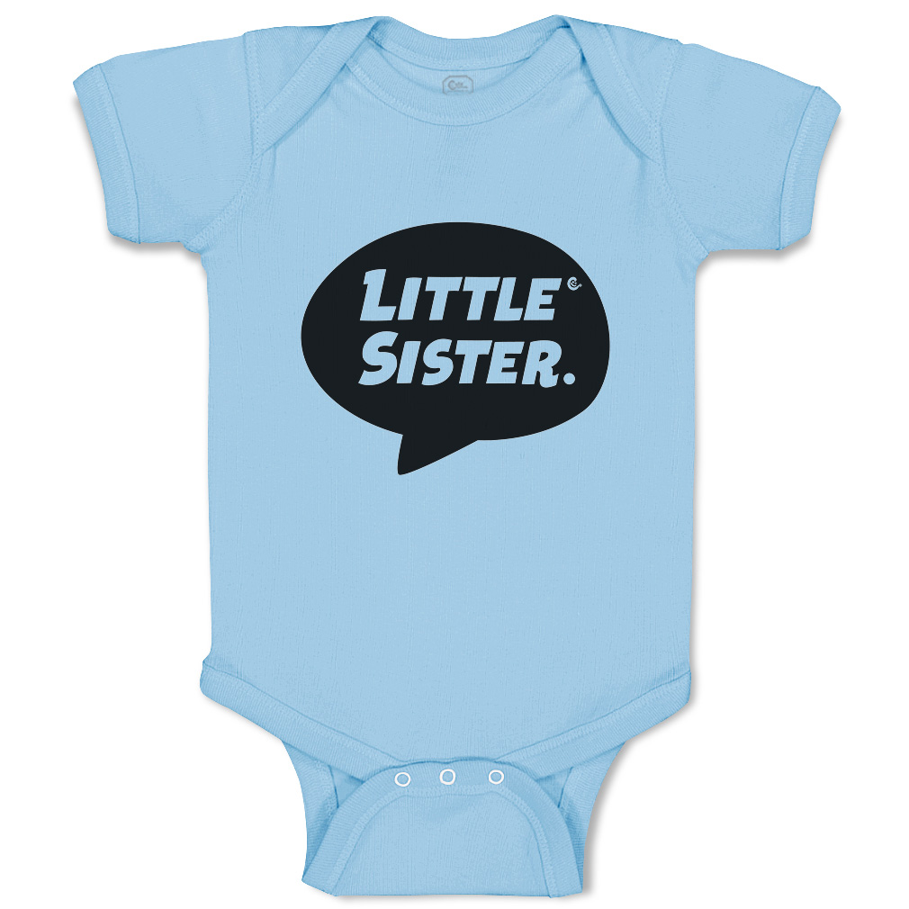 Baby Bodysuit Little Sister Funny Cotton Boy & Girl Baby Clothes - Picture 10 of 21