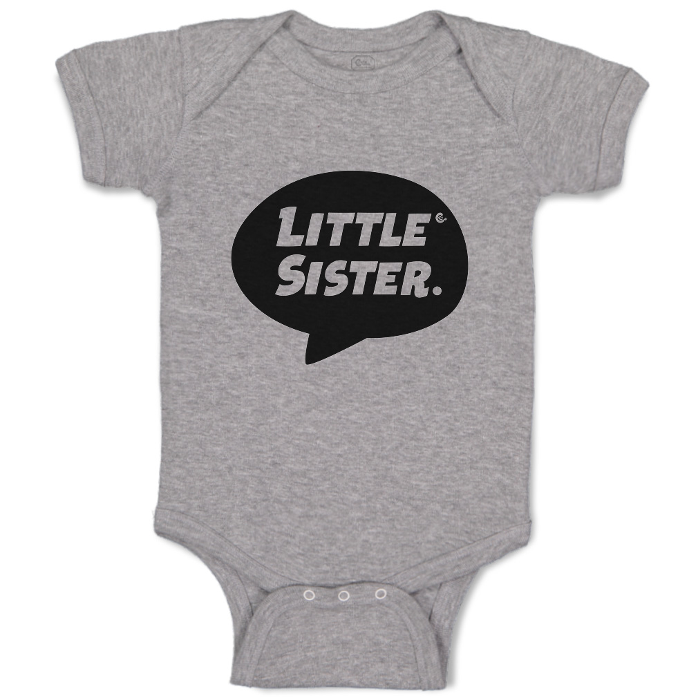 Baby Bodysuit Little Sister Funny Cotton Boy & Girl Baby Clothes - Picture 12 of 21
