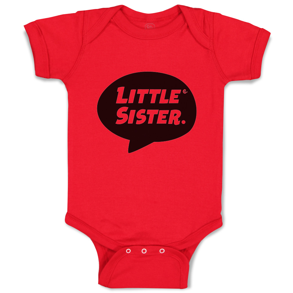 Baby Bodysuit Little Sister Funny Cotton Boy & Girl Baby Clothes - Picture 14 of 21