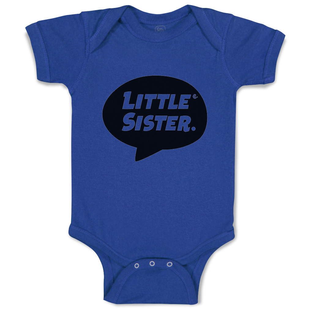 Baby Bodysuit Little Sister Funny Cotton Boy & Girl Baby Clothes - Picture 15 of 21