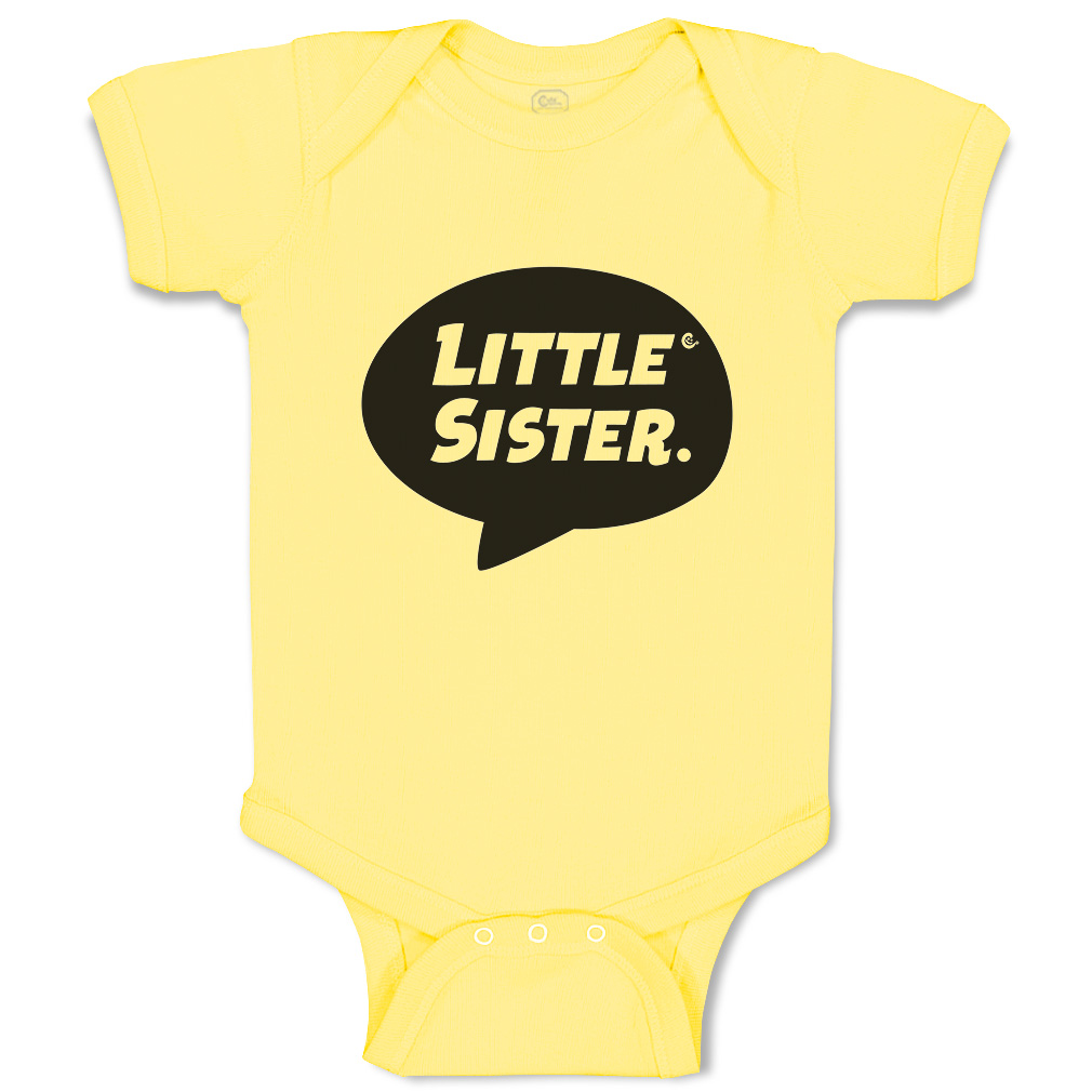 Baby Bodysuit Little Sister Funny Cotton Boy & Girl Baby Clothes - Picture 18 of 21