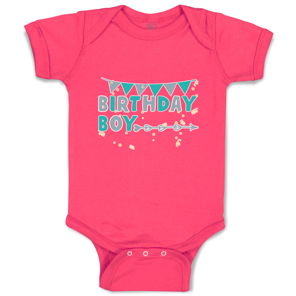 Baby Bodysuit Birthday Boy Celebrations Funny Cotton Boy & Girl Baby Clothes - Picture 7 of 21