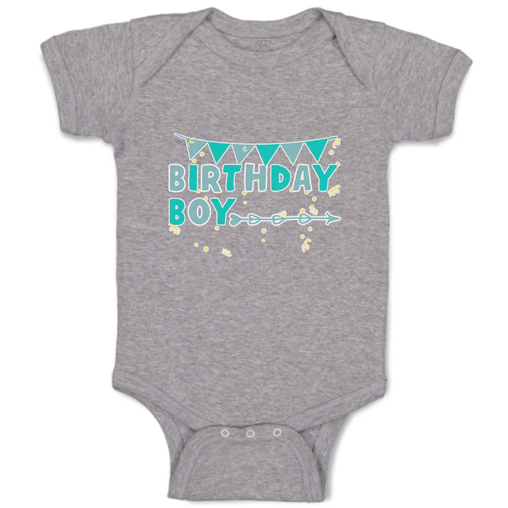 Baby Bodysuit Birthday Boy Celebrations Funny Cotton Boy & Girl Baby Clothes - Picture 12 of 21