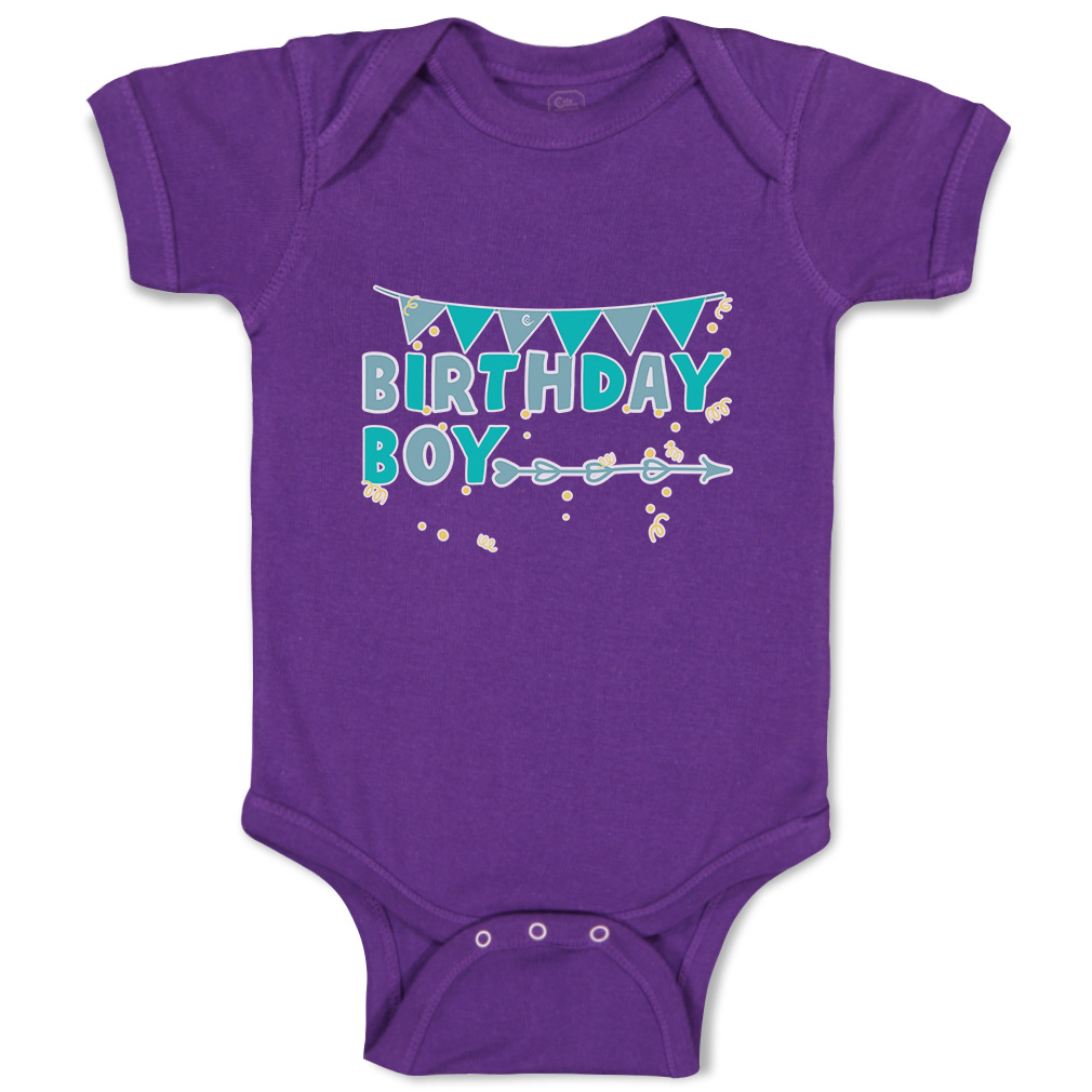 Baby Bodysuit Birthday Boy Celebrations Funny Cotton Boy & Girl Baby Clothes - Picture 13 of 21