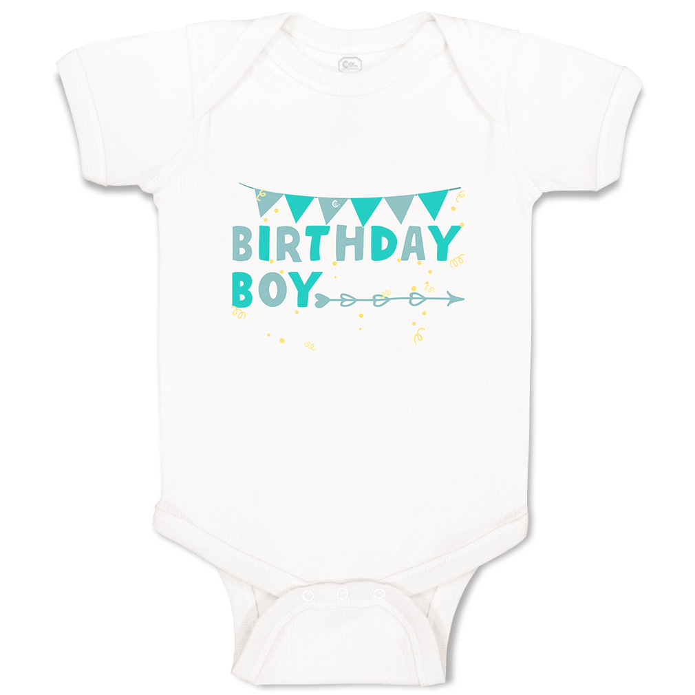 Baby Bodysuit Birthday Boy Celebrations Funny Cotton Boy & Girl Baby Clothes - Picture 17 of 21