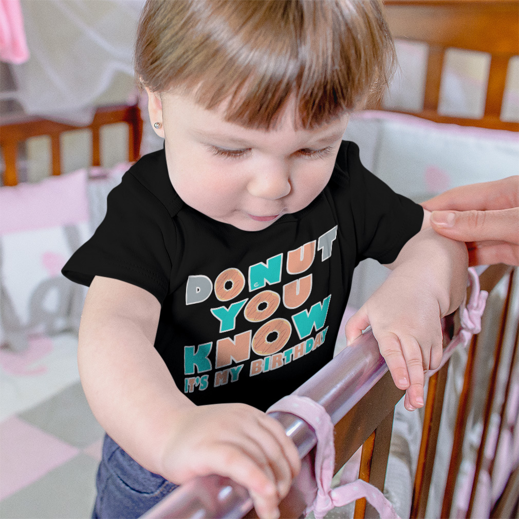 Baby Bodysuit Donut You Know It Is My Birthday Donut Boy & Girl Baby Clothes - Picture 4 of 21