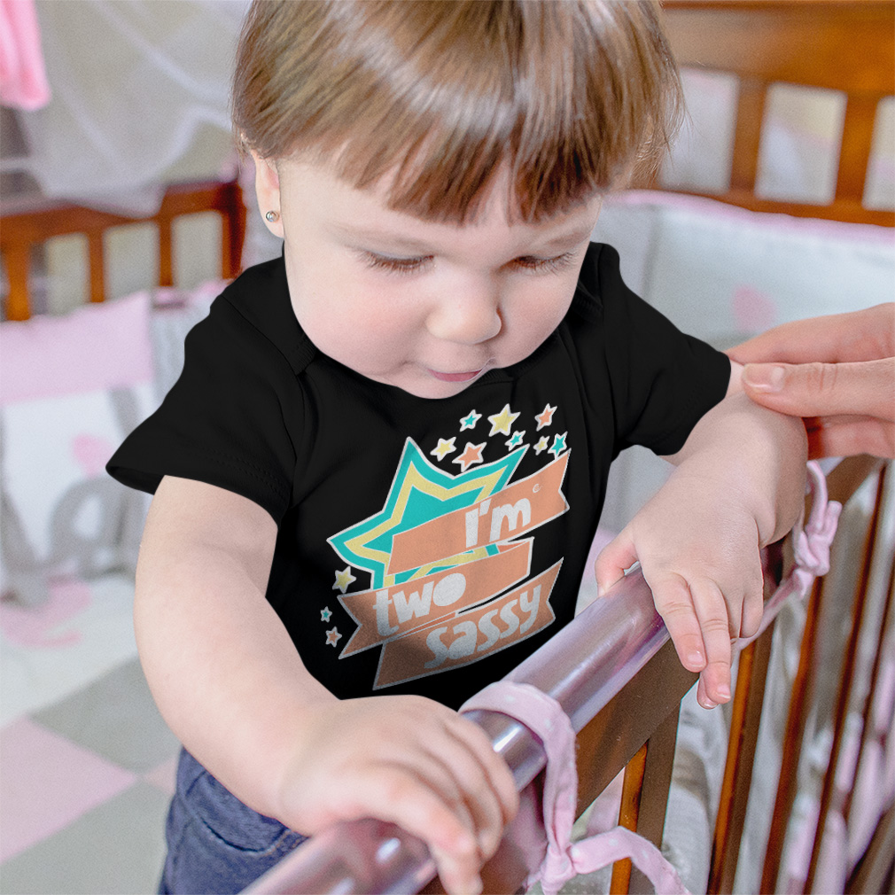 Baby Bodysuit I Am 2 Sassy Stars Funny Cotton Boy & Girl Baby Clothes - Picture 4 of 21