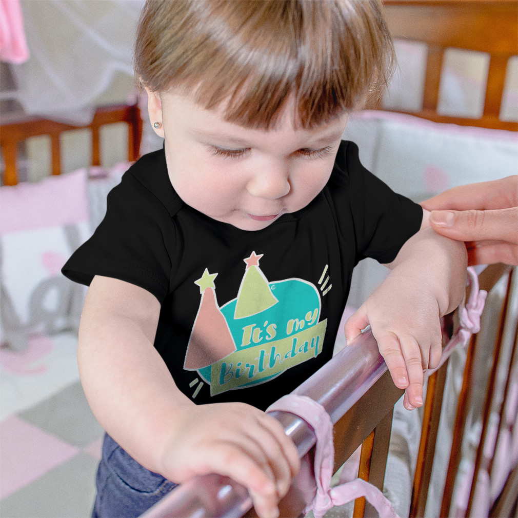 Baby Bodysuit It Is My Birthday Hat Star Funny Cotton Boy & Girl Baby Clothes - Picture 4 of 21