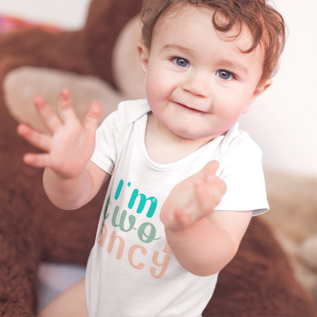 Baby Bodysuit I Am 2 Fancy Candles Funny Cotton Boy & Girl Baby Clothes - Picture 2 of 21