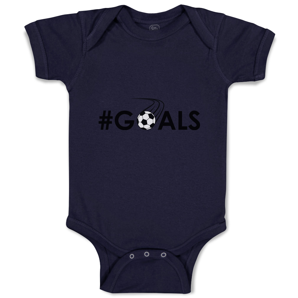 Baby Bodysuit Baby Bodysuit Goals Sports Cotton Boy & Girl Striped Baby Clothes - Picture 12 of 37