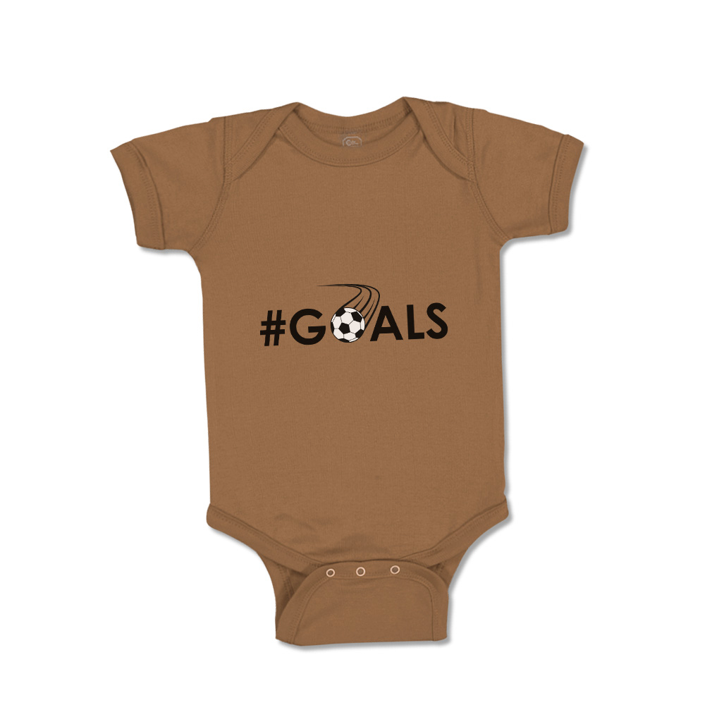 Baby Bodysuit Baby Bodysuit Goals Sports Cotton Boy & Girl Striped Baby Clothes - Picture 36 of 37