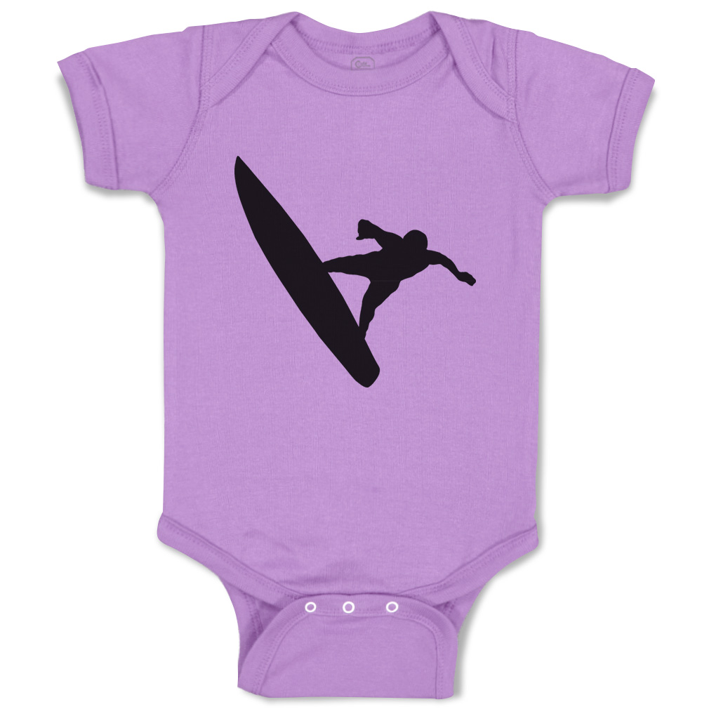 Baby Bodysuit Baby Bodysuit Surfing Sports Decal Cotton Boy & Girl Baby Clothes - Picture 10 of 37
