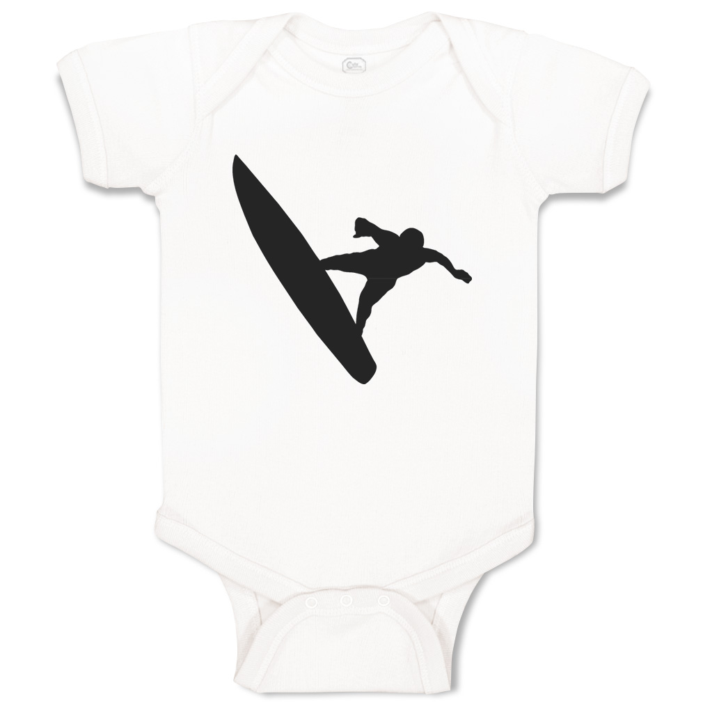 Baby Bodysuit Baby Bodysuit Surfing Sports Decal Cotton Boy & Girl Baby Clothes - Picture 20 of 37